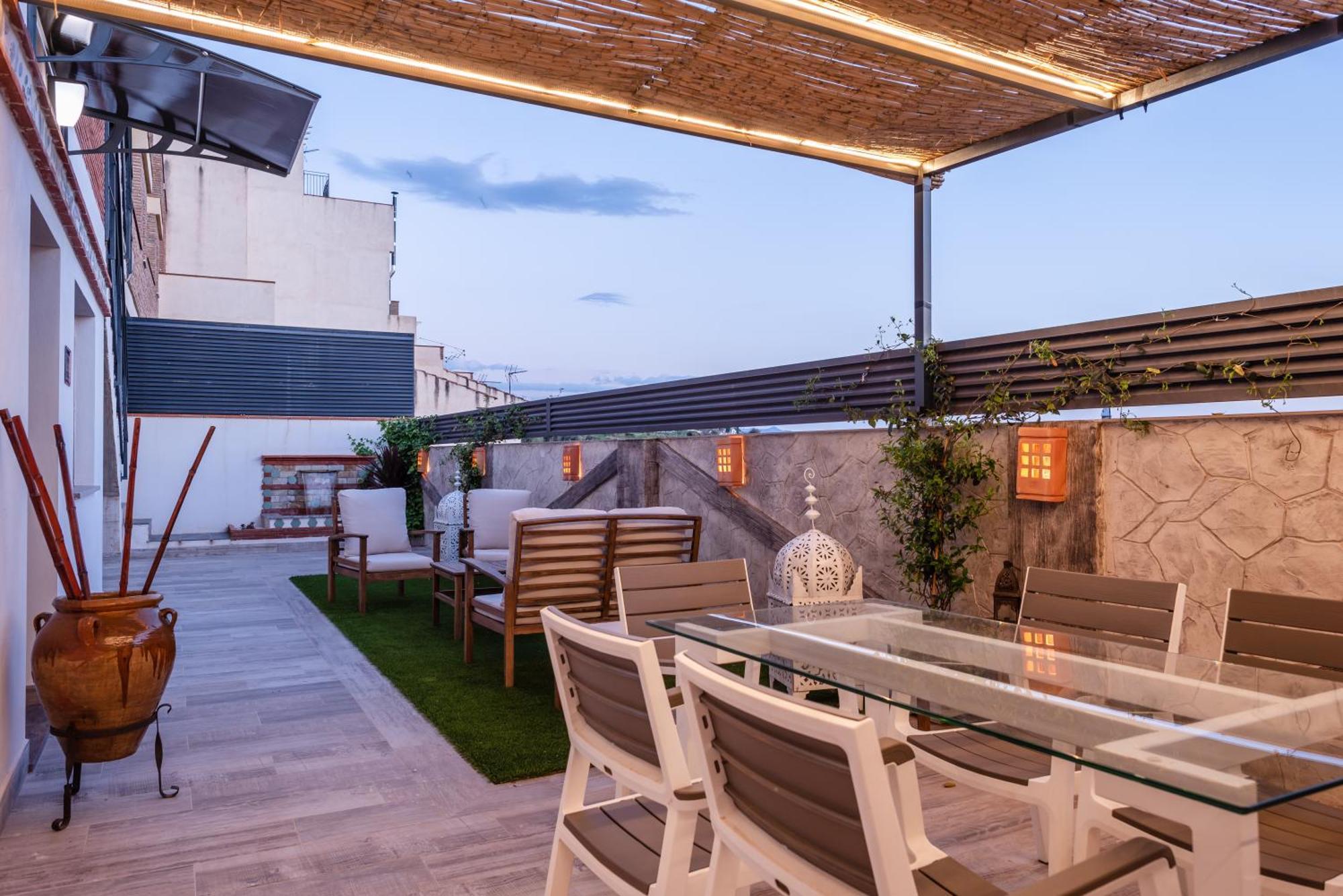Casa Penalisa Con Jacuzzi, Barbacoa, Chimenea Y Vistas Panoramicas A Granada Villa Alfacar Exterior photo