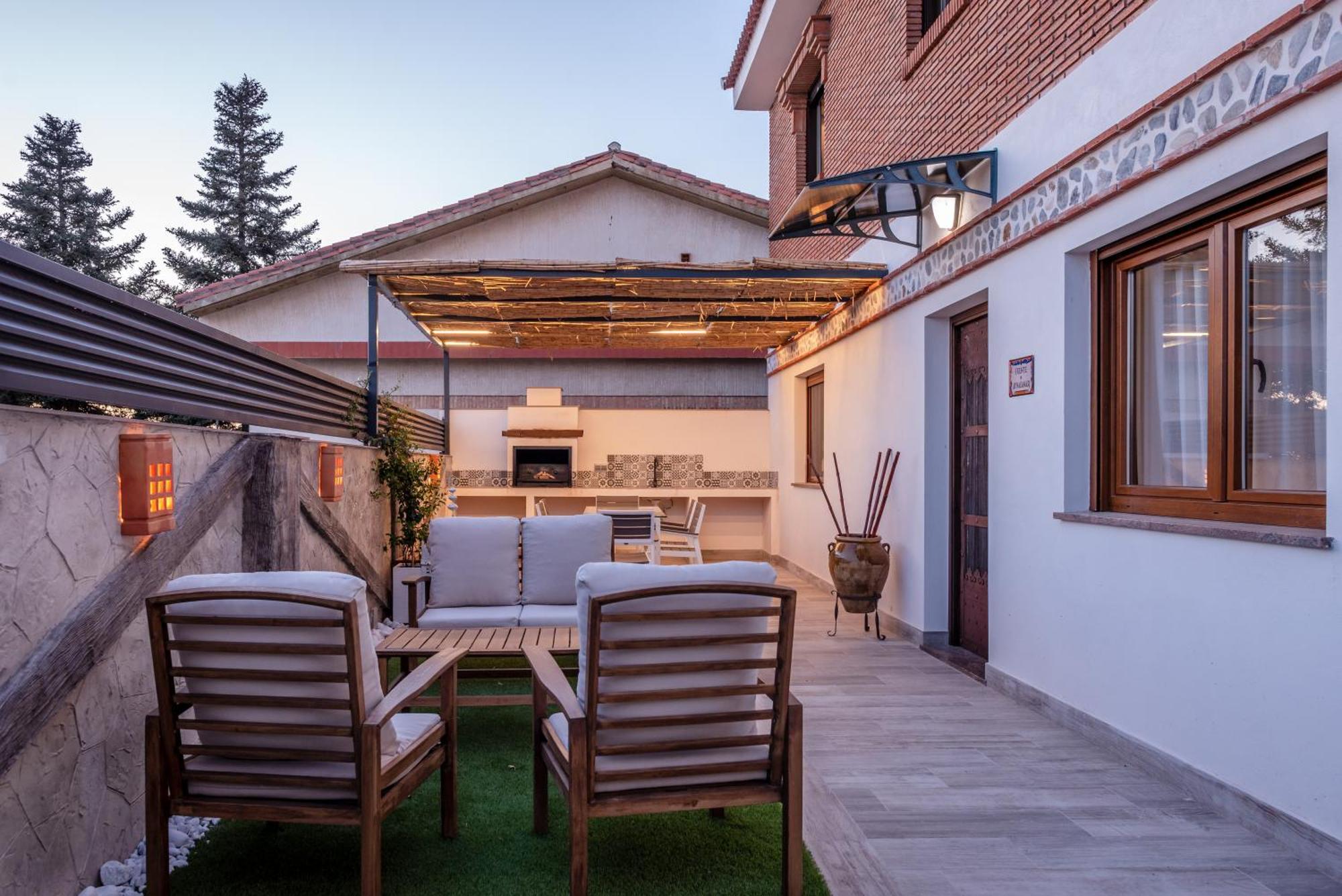 Casa Penalisa Con Jacuzzi, Barbacoa, Chimenea Y Vistas Panoramicas A Granada Villa Alfacar Exterior photo