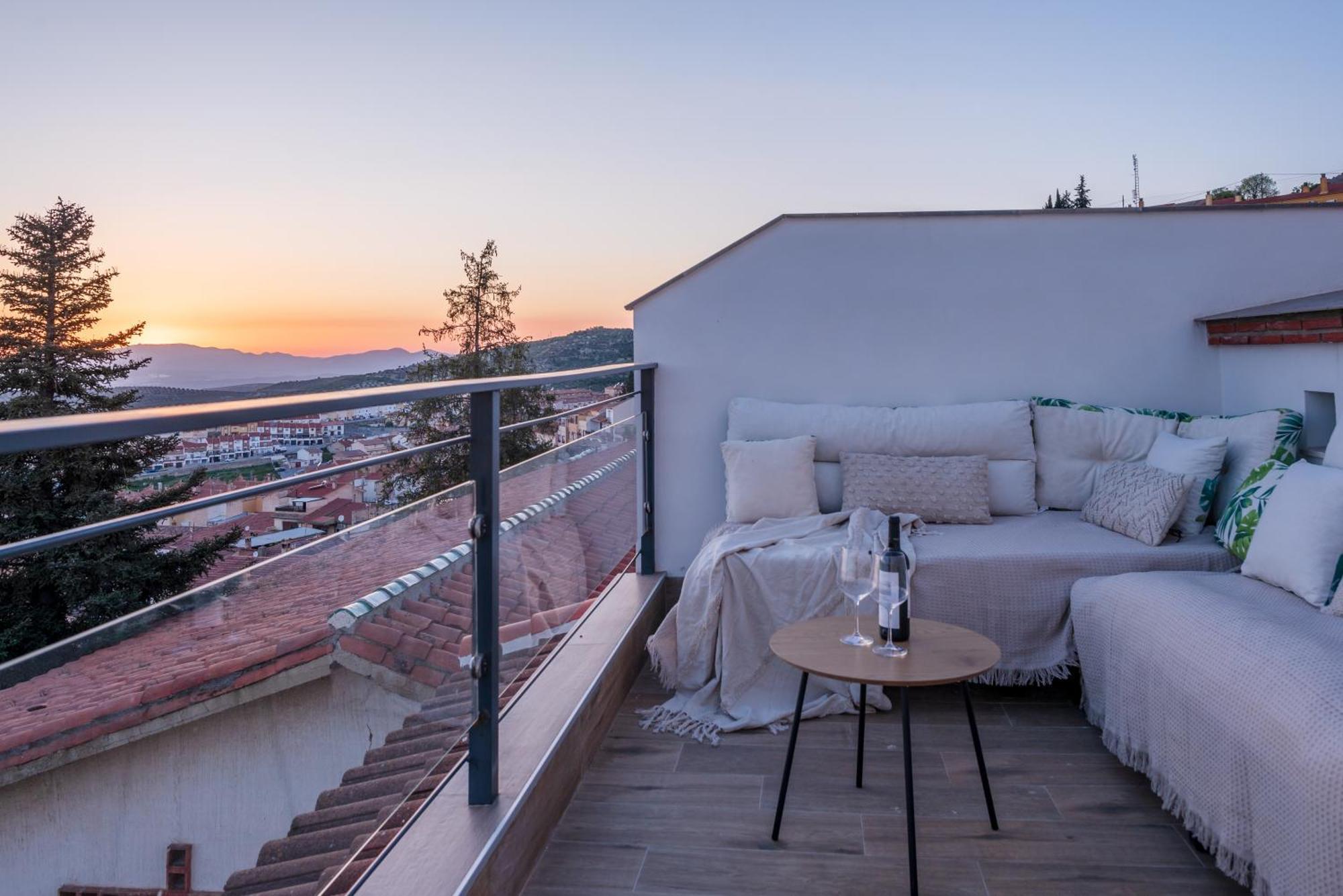 Casa Penalisa Con Jacuzzi, Barbacoa, Chimenea Y Vistas Panoramicas A Granada Villa Alfacar Exterior photo